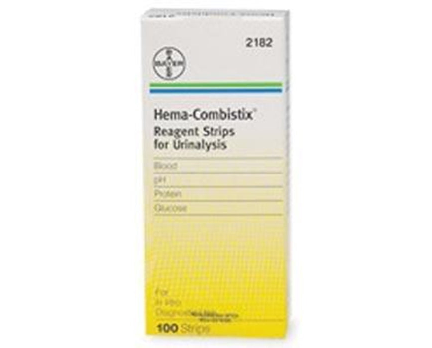 Hema-Combistix Reagent Strips - 100/Btl, 12 Btl/Cs