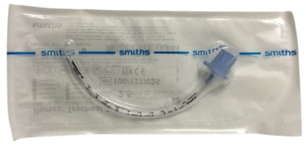 未使用【uk5】E COX 13441 LTD Smiths Medical 100/105/035 Portex Tracheal Tube Oral/Nasal Ivory
