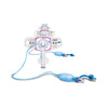 BLUSelect Fenestrated Tracheostomy Tube w/ Wedge & Decan Cap, Cuffed, 8mm, 75.5mm L