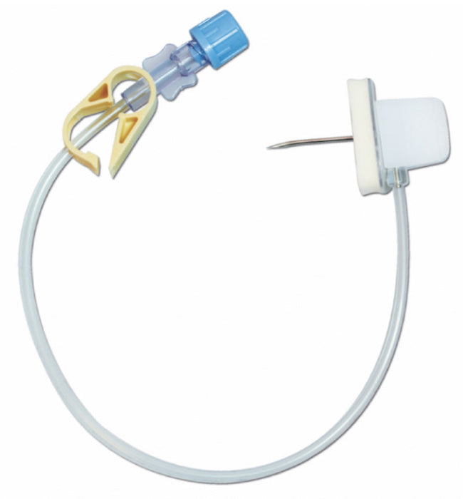 Gripper Port Access Huber Needle w/ Extension Set, 22G x 1", 12/Bx