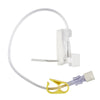 Gripper Plus Safety Huber Needle w/ Needleless Y-Site Extension Set. 22G x 5/8