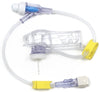 Gripper Micro Safety Port Access Needle w/ Y-Site Extension Set. 19G x 3/4