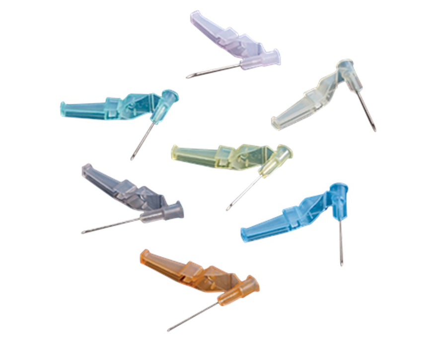 18G x 1½" Jelco Needle-Pro Edge Safety Needle w/ Pink Hub (1000/case)