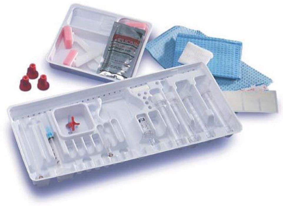 Portex Lumbar Puncture Tray w/ 3 Point-Lok Needle Safety Devices, Child/Infant, 22G x 2 1/2" Needle, 10/Cs