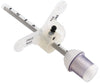 Hyperflex Pediatric Tracheostomy Tube w/ Adjustable Neck Flange. 3mm ID x 4.7mm OD x 60mm L