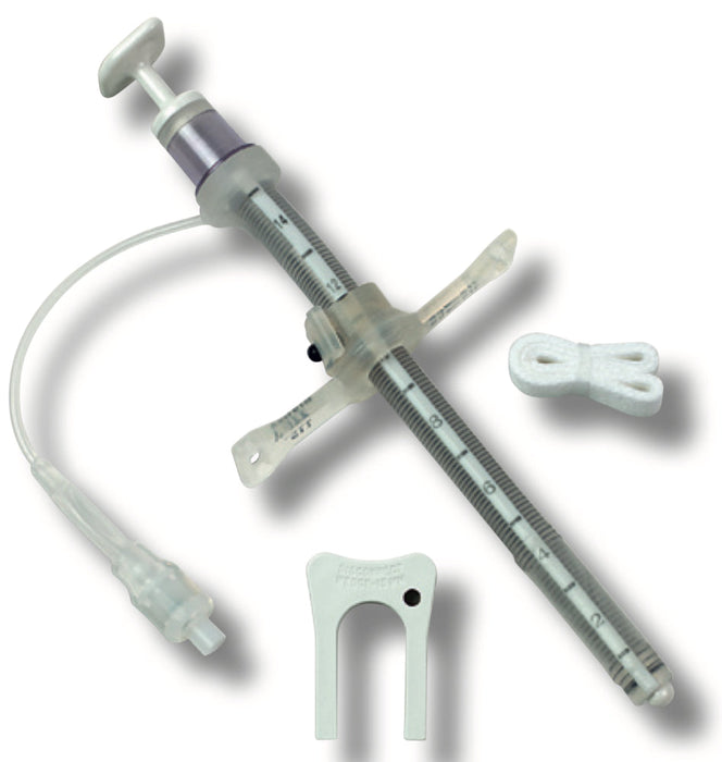 Hyperflex TTS Adult Tracheostomy Tube w/ Adjustable Neck Flange, Cuffed - 6mm ID x 9.2mm OD x 110mm L