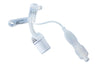 Flextend Plus TTS Neonatal Tracheostomy Tube, Cuffed. V Neck Flange, 3mm ID x 4.7mm OD x 32mm L