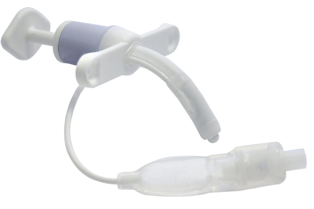 Bivona TTS Pediatric Tracheostomy Tube, Cuffed - Straight Neck Flange, 2.5mm ID x 4mm OD x 38mm L