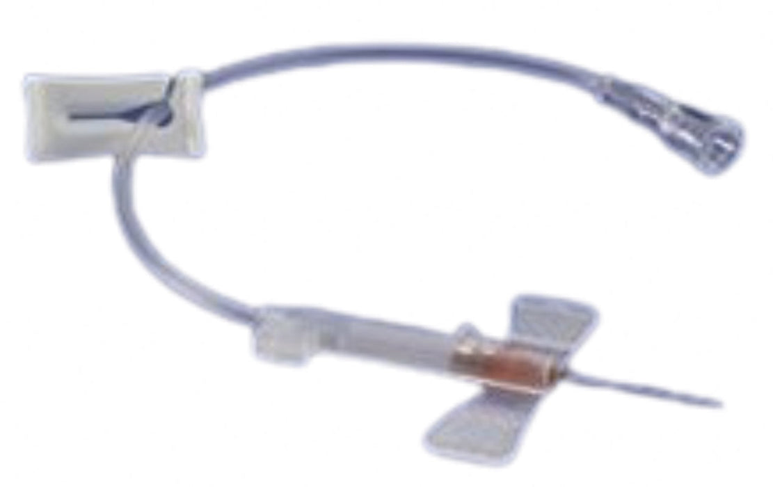 Saf-T Wing Blood Collection Set w/ 25G x 3/4" Needle, 6" Tubing & Attached Saf-T Holder, 200/Cs