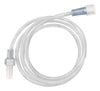 Standard Bore IV Extension Set w/ Slide Swivel Luer Lock. Pinch Clamp [1] Needle-Free Valve. 1.2 Micron Filter. 3mL PV. 20