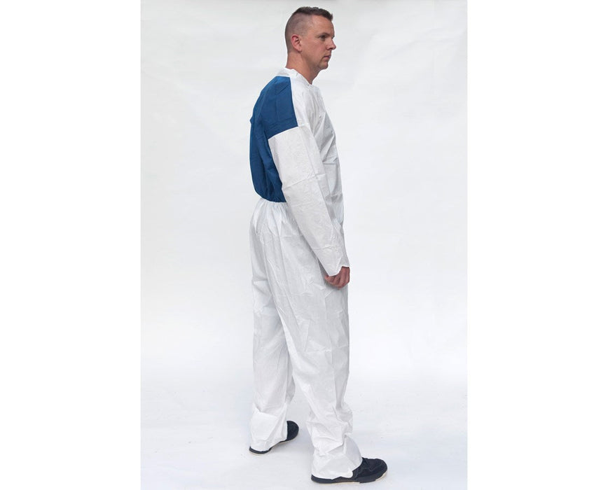 White Cool Coverall w/ Front Zipper Size: XXXXXL