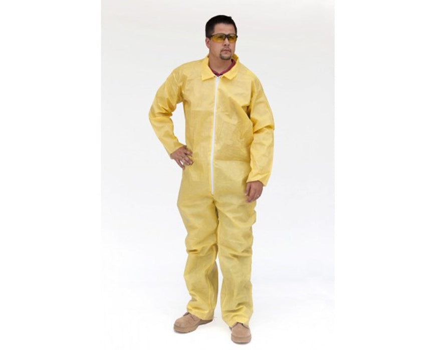 Yellow SunShield 100 Coverall with Zipper Front Standard - size XXL