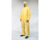 Yellow SunShield 100 Coverall with Bound Seams and Attached Hood