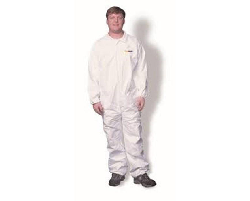 White Coverall w/ Front Zipper: MD