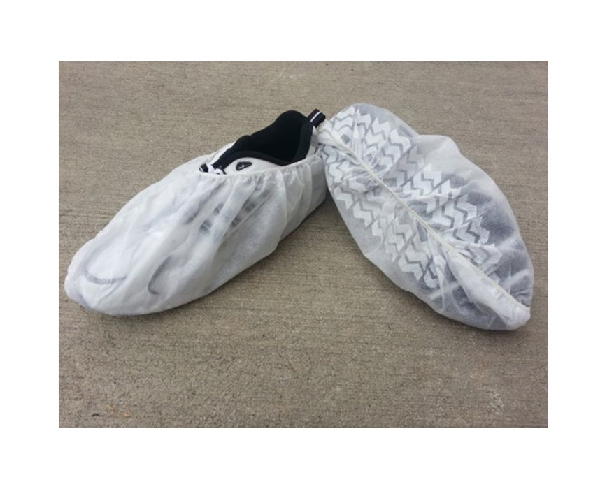 White Heavy Duty Polypropylene Shoe Cover Anti-skid