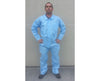 Blue Lightweight Polypropylene Coveralls with Zipper Front