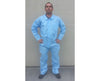 Blue Lightweight Polypropylene Coveralls w/ Zipper Front. XXXXL
