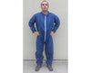 Blue Lightweight Polypropylene Coveralls w/ Zipper Front Elasticated. size XXXL