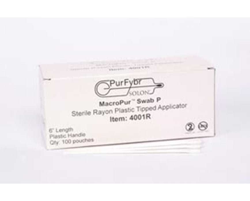 Rayon-Tipped Serrated Plastic Shaft Swab (1000 per Case). Sterile