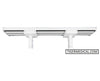 Shuttle Track for Surgical Light Assembly. Single