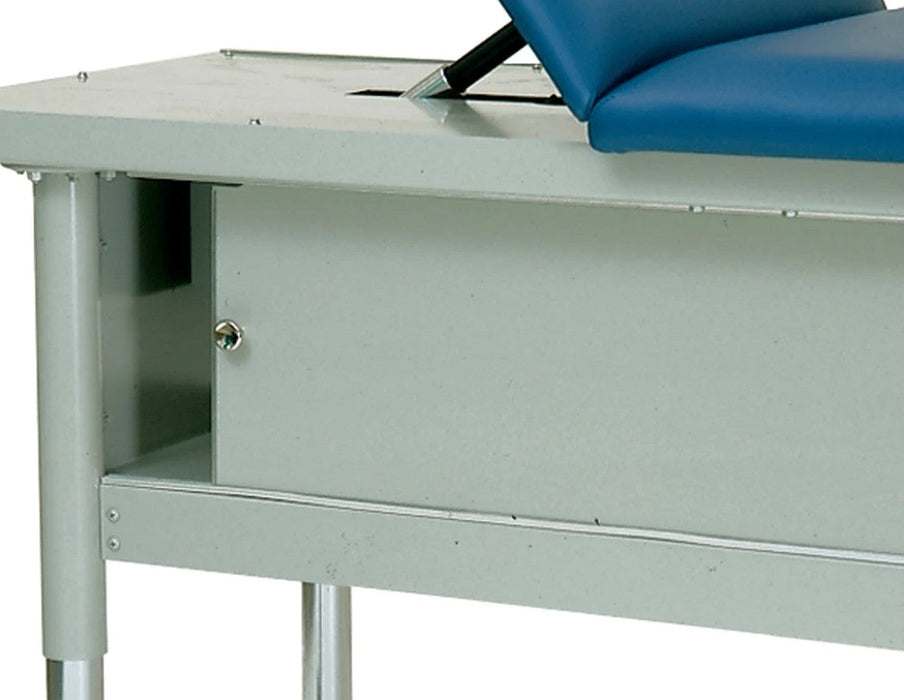 Power Hi-Lo Treatment Table w/ Flat Top & Shelf