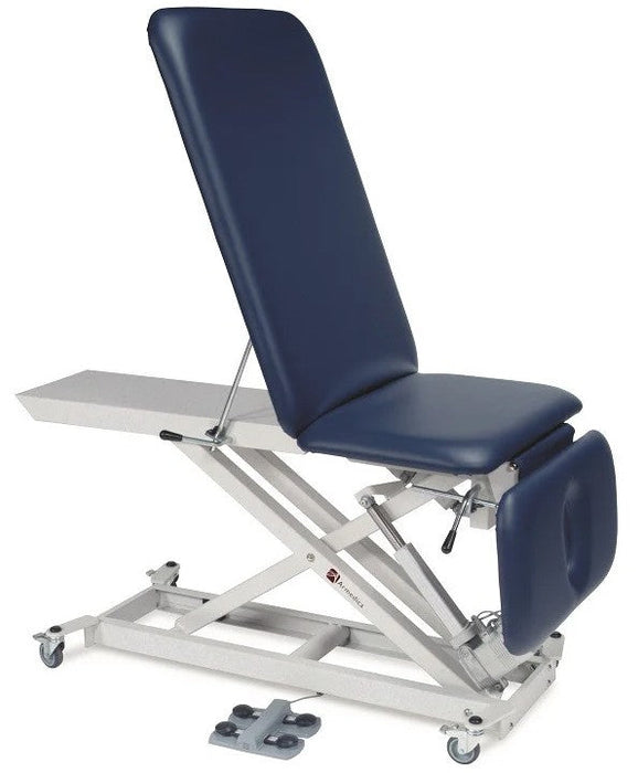 Power Hi-Lo SX Treatment Table w/ Adjustable Back / Headrest, Elevating Midsection & Casters