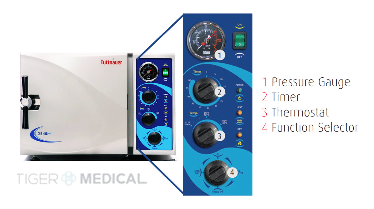 10" Manual Autoclave - M Series
