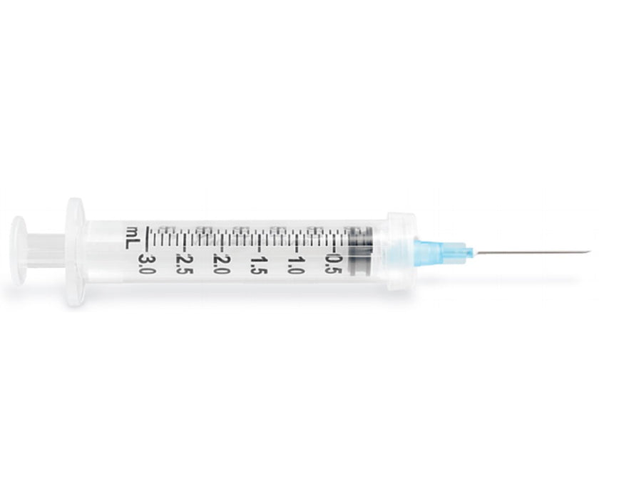 UltiCare Luer Lock Safety Syringe w/ 25G x 5/8" Needle (100/box)