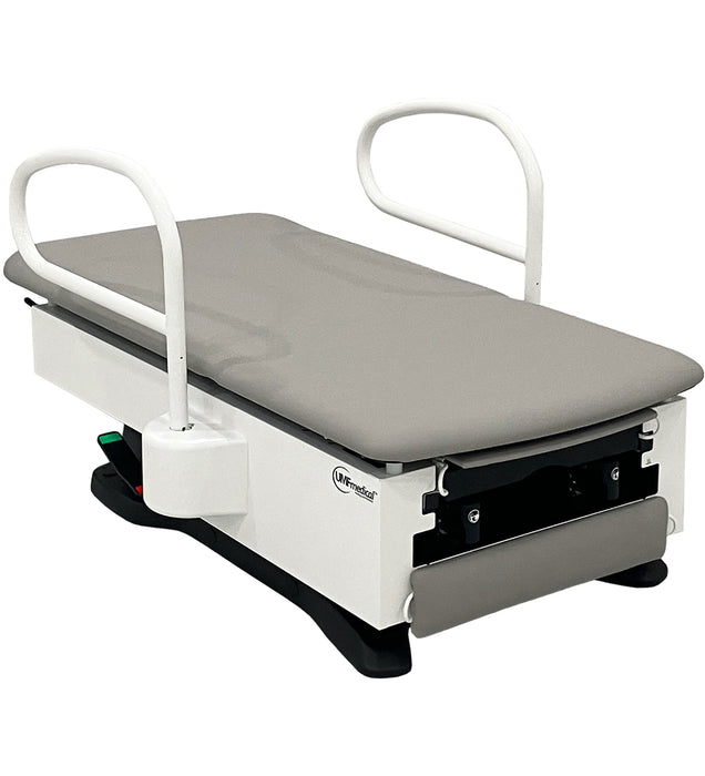 Power Hi-Lo Exam Table w/ Adjustable Back & Drawers - Fusion-Freedom ADA Chair [Stirrups & Wheel Option]