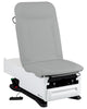 FusionOne Power Hi-Lo Exam Table w/ Drawers & Adjustable Back. Manual Backrest, Stirrups, Pelvic Tilt, Drawer Warmer, Electric Receptacle, OneTouch Wheels, Classic Upholstery