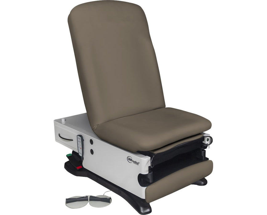 ProGlide 100 Bariatric Power Hi-Lo Exam Table. Shrouded Base w/ Adjustable Back