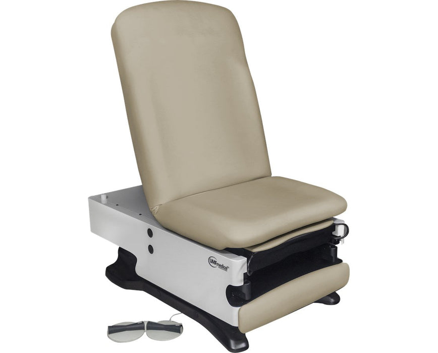 ProGlide 100 Bariatric Power Hi-Lo Exam Table. Shrouded Base w/ Adjustable Back. Power Back