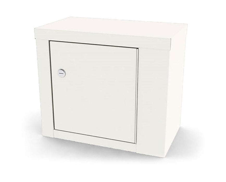 Single Door Narcotic Locker: 14"W x 12"H x 8"D