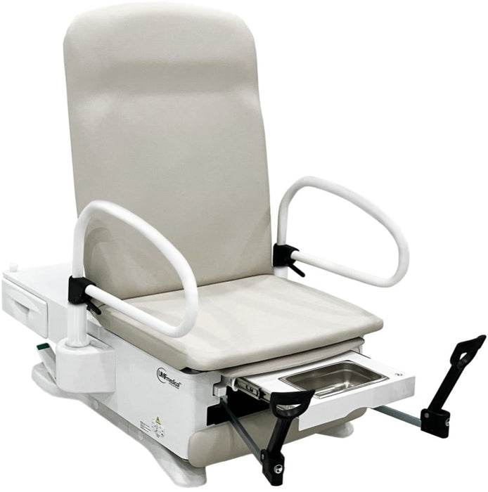 LibertyPRO Power Hi-Lo Exam Table w/ Shrouded Base, Stirrups & Adjustable Back
