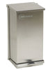 Step-On Waste Can. Stainless Steel. 48 Qt Capacity