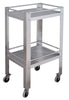 Stainless Steel Utility Cart w/ Double Shelves