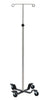 4-Leg Stainless Steel Infusion Pump Stand