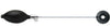FlexiPort Tube Set. One-Tube. Large Inflation Bulb & Valve to DuraShock Classic Adapter