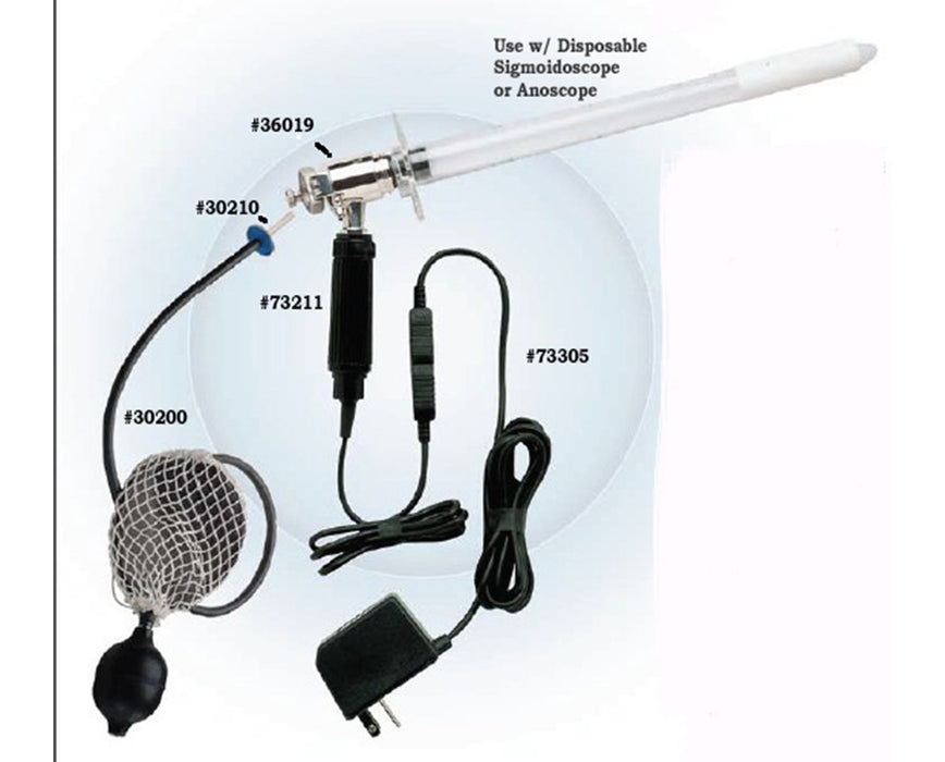 Complete 6V Illuminations System for Disposable Sigmoidoscopes