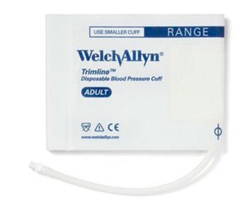 Trimline Disposable Blood Pressure Cuffs Adult Long, Female Subminiature Connector - 20/cs