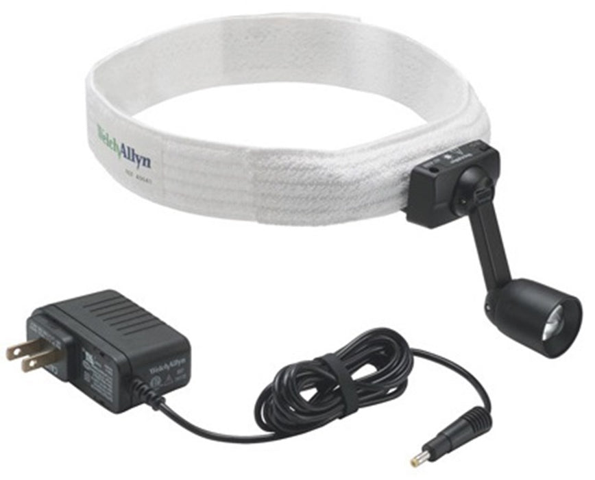 Green 460 Portable Diagnostic Headlight - Soft Terry Cloth Headband w/ Power Supply