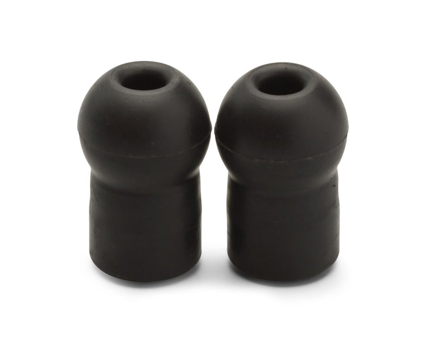 Large Black Comfort Sealing Eartips for Harvey Stethoscopes, 1 pair