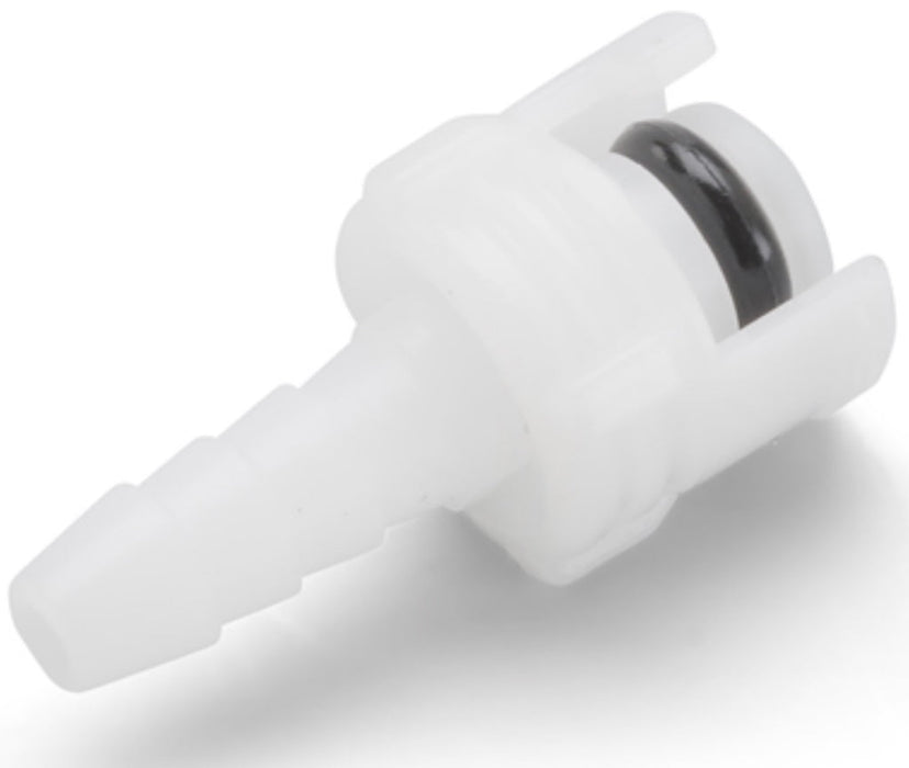 Plastic Male Locking Connector with Barbed End for 5/32" Tubing. 10/pk