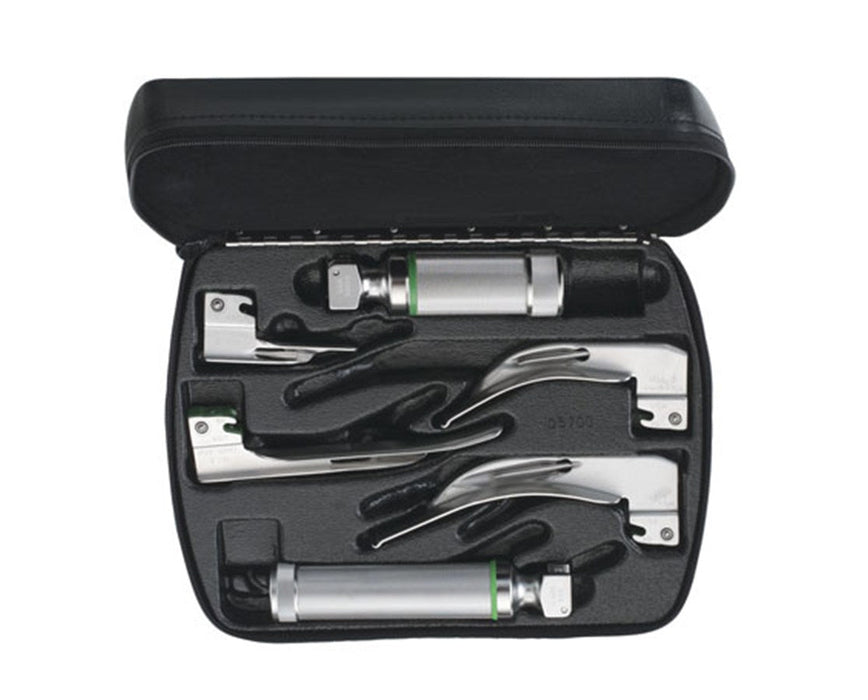 MACINTOSH LARYNGOSCOPE SET, CONVENTIONAL, SINGLE USE DISPOSABLE SET OF MACINTOSH LARYNGOSCOPE SET, CONVENTIONAL, SINGLE USE DISPOSABLE SET OF