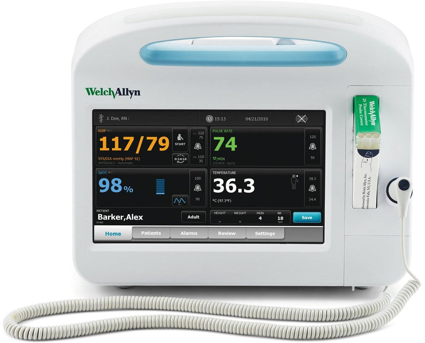 Connex Continuous Vital Signs Monitor, Masimo SpO2, SureTemp+ Oral/Rectal Thermometry, Covidien Capnography