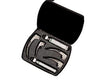 Fiber Optic English Macintosh Laryngoscope Set w/ Case. LED Light