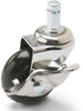 Chrome Caster with Brake for Green Series 300 & 600 Exam Light IV