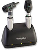 3.5v Diagnostic Desk Set. Coaxial Ophthalmoscope, MacroView Otoscope w/ Universal Charger & Nickel-Cadmium Handle