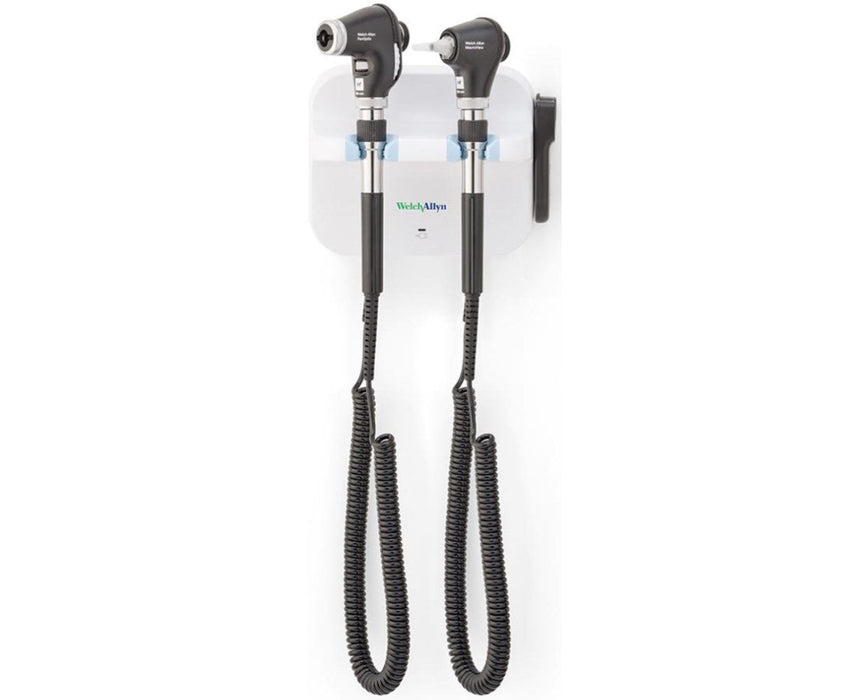 Green 777 Diagnostic Wall Transformer, PanOptic Plus LED Ophthalmoscope, MacroView Plus LED Otoscope & iExaminer Bracket