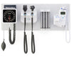 Green 777 Integrated Wall Diagnostic System, Coaxial LED Ophthalmoscope, MacroView LED Otoscope, Aneroid BP, Thermometer